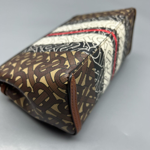 Burberry Messenger Monogram Brown Beige Red