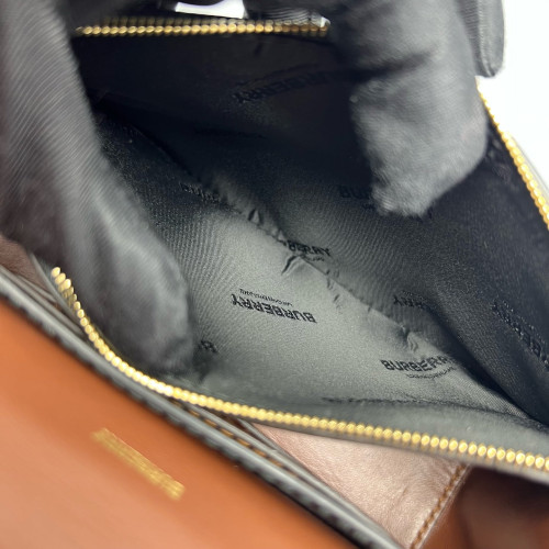 Burberry Messenger Monogram Brown Beige Red