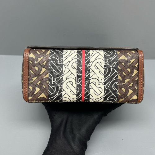 Burberry Messenger Monogram Brown Beige Red