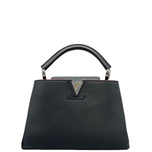 Louis Vuitton Capucines BB Calfskin Black Red Louis Vuitton Capucines BB Calfskin Black Red