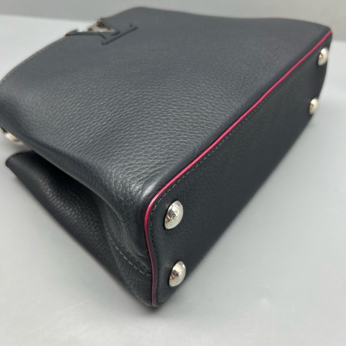 Louis Vuitton Capucines BB Calfskin Black Red Louis Vuitton Capucines BB Calfskin Black Red