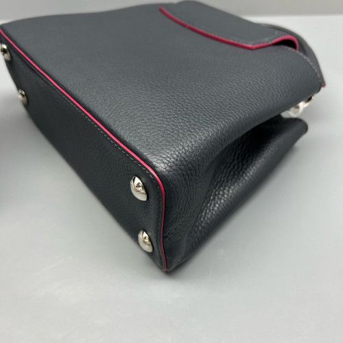 Louis Vuitton Capucines BB Calfskin Black Red Louis Vuitton Capucines BB Calfskin Black Red