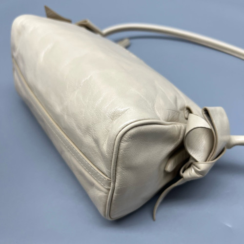 Miu Miu Shoulder Bag Calfskin Beige Mystic White Miu Miu Shoulder Bag Calfskin Beige Mystic White