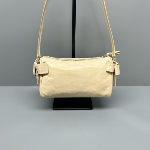 Miu Miu Shoulder Bag Calfskin Beige Mystic White Miu Miu Shoulder Bag Calfskin Beige Mystic White