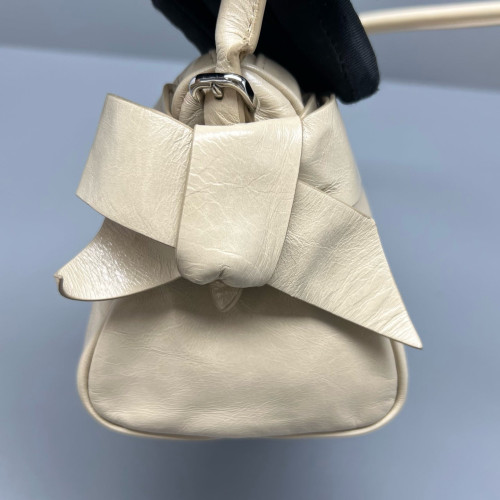 Miu Miu Shoulder Bag Calfskin Beige Mystic White Miu Miu Shoulder Bag Calfskin Beige Mystic White