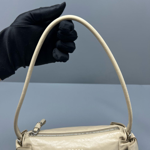 Miu Miu Shoulder Bag Calfskin Beige Mystic White Miu Miu Shoulder Bag Calfskin Beige Mystic White