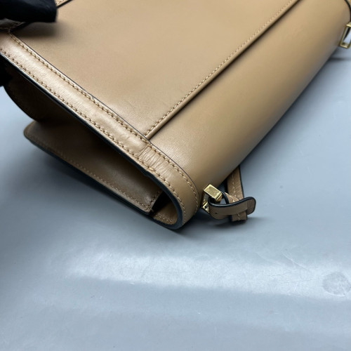 Loewe Medium Barcelona Shoulder Calfskin Brown