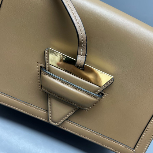 Loewe Medium Barcelona Shoulder Calfskin Brown