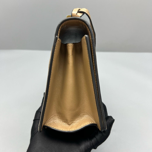 Loewe Medium Barcelona Shoulder Calfskin Brown