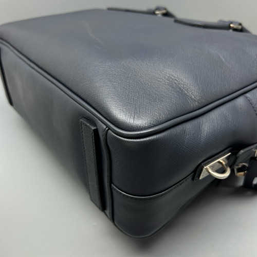 Prada Briefcase Calfskin Dark Blue Prada Briefcase Calfskin Dark Blue