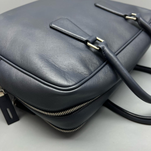 Prada Briefcase Calfskin Dark Blue Prada Briefcase Calfskin Dark Blue