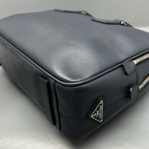Prada Briefcase Calfskin Dark Blue Prada Briefcase Calfskin Dark Blue