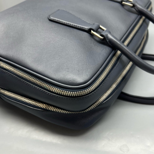 Prada Briefcase Calfskin Dark Blue Prada Briefcase Calfskin Dark Blue