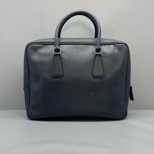 Prada Briefcase Calfskin Dark Blue Prada Briefcase Calfskin Dark Blue