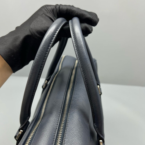 Prada Briefcase Calfskin Dark Blue Prada Briefcase Calfskin Dark Blue