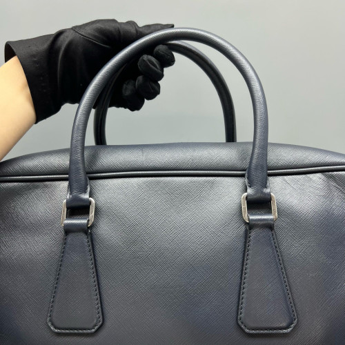 Prada Briefcase Calfskin Dark Blue Prada Briefcase Calfskin Dark Blue