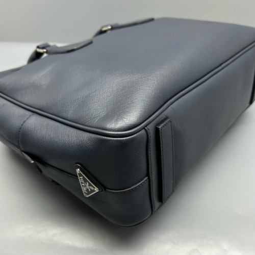 Prada Briefcase Calfskin Dark Blue Prada Briefcase Calfskin Dark Blue