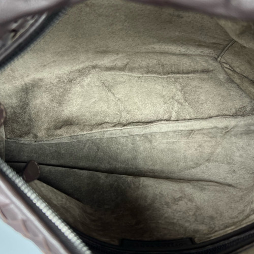 Bottega Veneta Large Veneta Hobo Calfskin Intrecciato Dark Brown