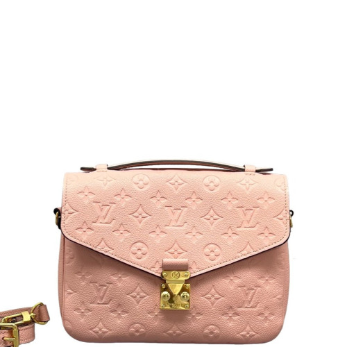 Louis Vuitton Pochette Metis Monogram Empreinte Pink