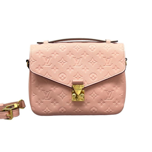 Louis Vuitton Pochette Metis Monogram Empreinte Pink
