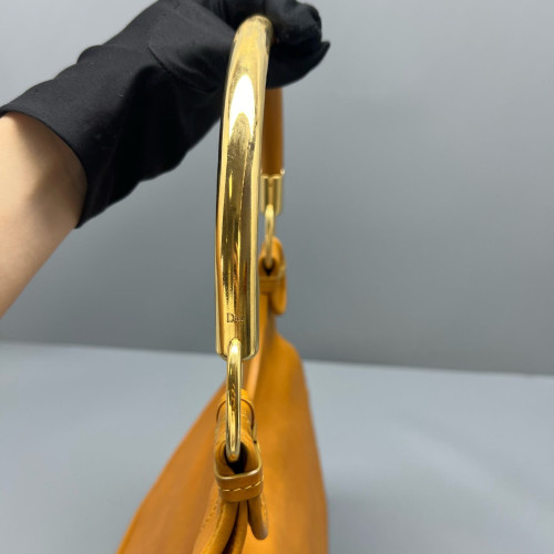 Dior Hobo Calfskin Yellow Dior Hobo Calfskin Yellow