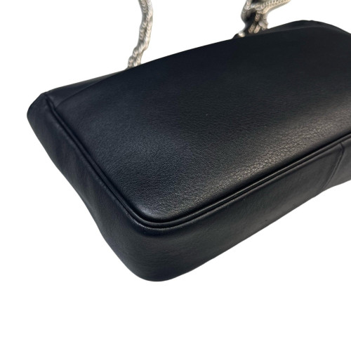 Balenciaga Everyday Wallet On Chain Calfskin Black