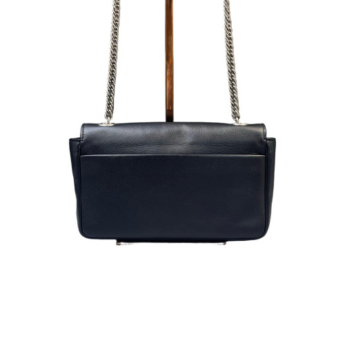 Balenciaga Everyday Wallet On Chain Calfskin Black
