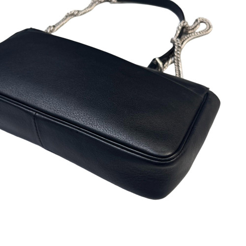Balenciaga Everyday Wallet On Chain Calfskin Black