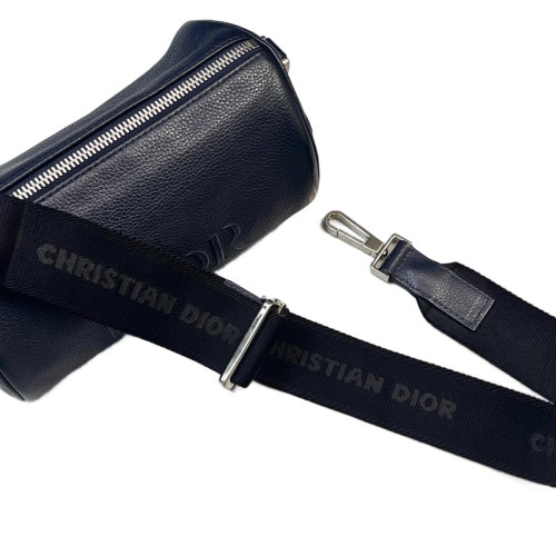 Dior Roller Messenger Bag Grained Calfskin Navy Dior Roller Messenger Bag Grained Calfskin Navy