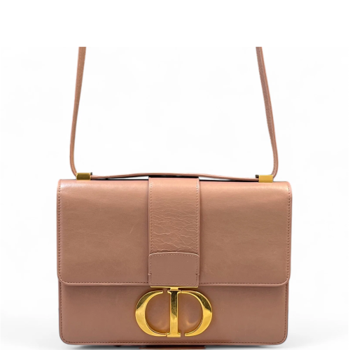 Dior 30 Montaigne Flap Bag Smooth Calfskin Pink