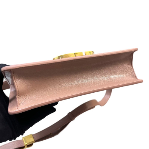 Dior 30 Montaigne Flap Bag Smooth Calfskin Pink