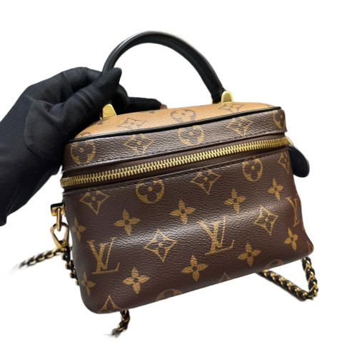 Louis Vuitton Vanity PM Monogram Brown Black
