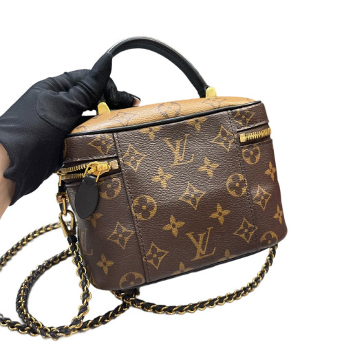 Louis Vuitton Vanity PM Monogram Brown Black