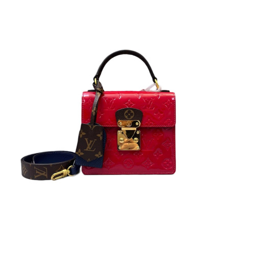 Louis Vuitton Spring Street Vernis Monogram Red Brown