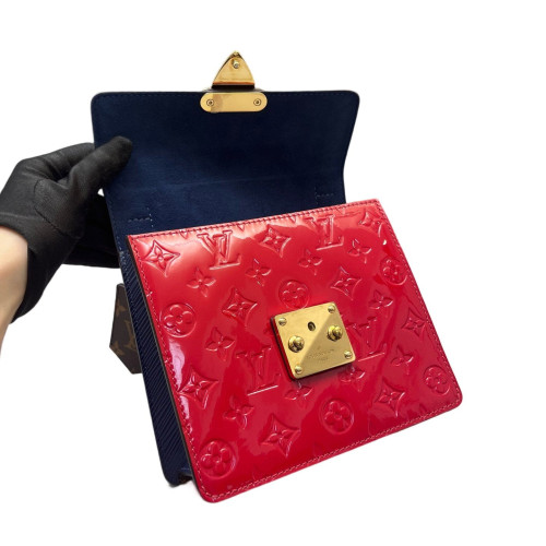 Louis Vuitton Spring Street Vernis Monogram Red Brown