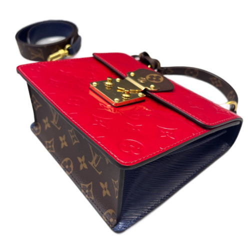 Louis Vuitton Spring Street Vernis Monogram Red Brown