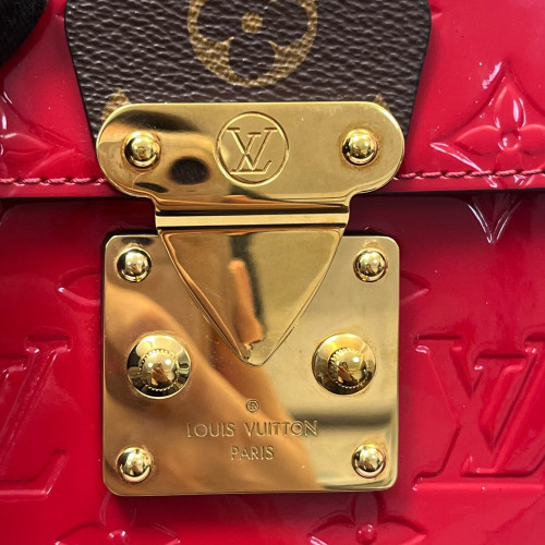 Louis Vuitton Spring Street Vernis Monogram Red Brown