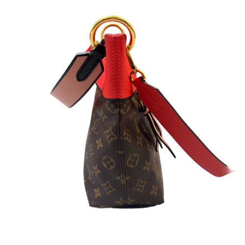 Louis Vuitton Tuileries Besace Monogram Brown Red