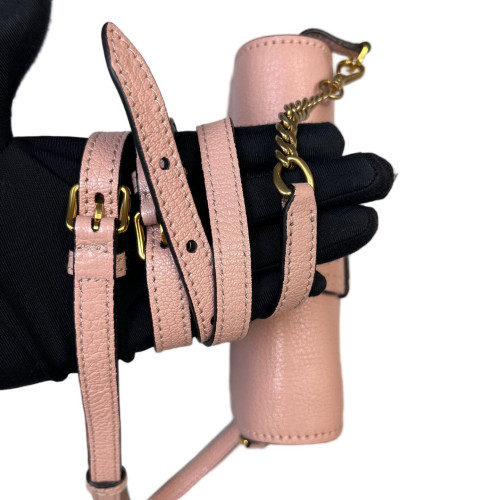 Miu Miu Pearl Strass Small Madras Clutch Goatskin Pink Miu Miu Pearl Strass Small Madras Clutch Goatskin Pink