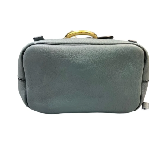 Chloe Hoop Mini Faye Backpack Calfskin Suede Green