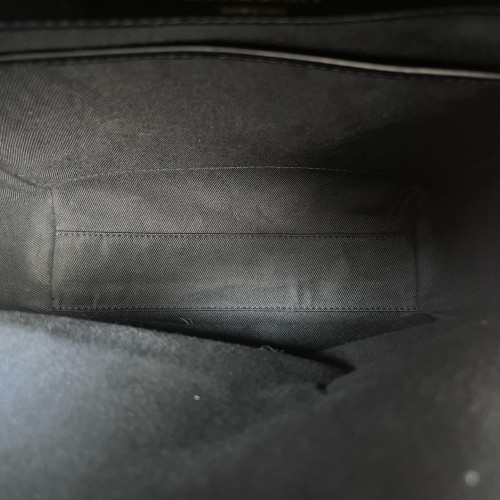 Burberry Backpack Mongram Calfskin Brown Black White