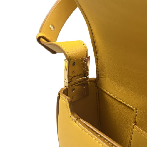 Burberry Small Olympia Shoulder Bag Smooth Calfskin Yellow Burberry Small Olympia Shoulder Bag Smooth Calfskin Yellow