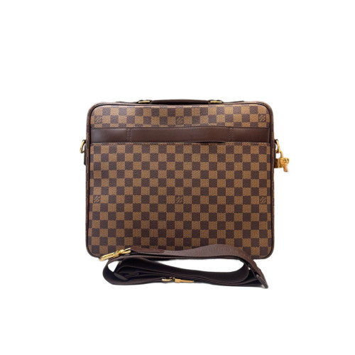 Louis Vuitton Porte Ordinateur Sabana Briefcase Damier Ebene Brown