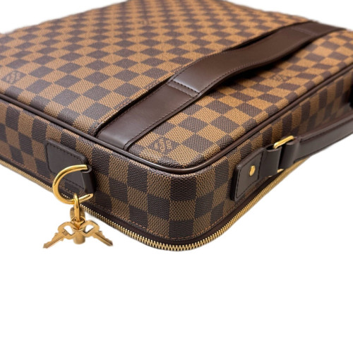 Louis Vuitton Porte Ordinateur Sabana Briefcase Damier Ebene Brown