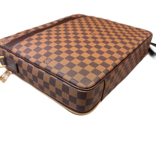 Louis Vuitton Porte Ordinateur Sabana Briefcase Damier Ebene Brown