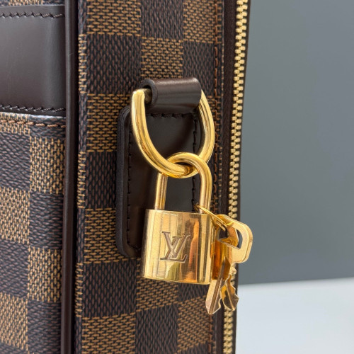 Louis Vuitton Porte Ordinateur Sabana Briefcase Damier Ebene Brown