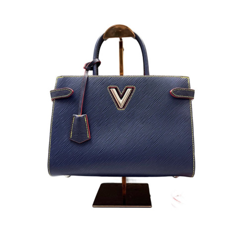 Louis Vuitton Twist Tote Epi Dark Blue