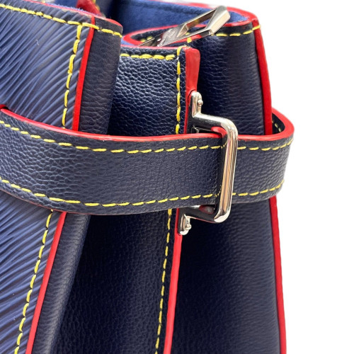 Louis Vuitton Twist Tote Epi Dark Blue