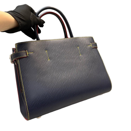 Louis Vuitton Twist Tote Epi Dark Blue