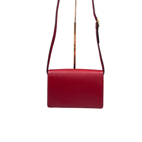 Gucci Shoulder Bag Calfskin Red